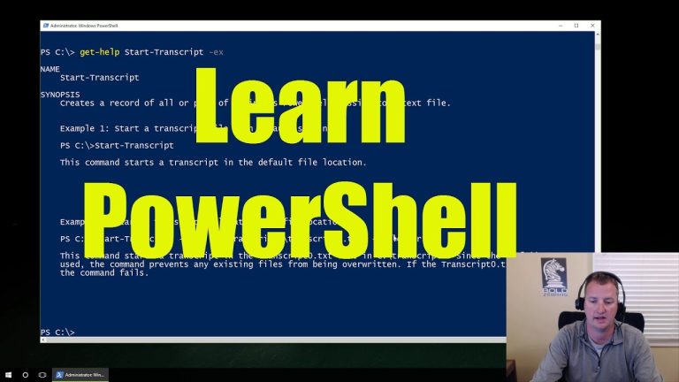 Microsoft PowerShell for Beginners – Video 1 Learn PowerShell