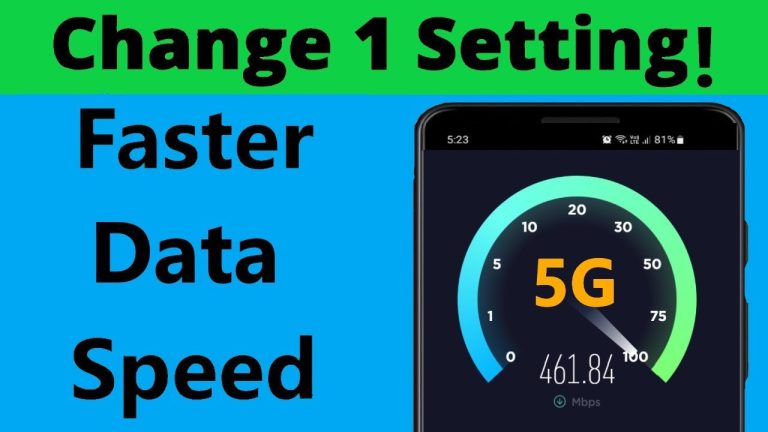 How to get Faster Mobile Data speed when you change a simple setting!! – Howotosolveit