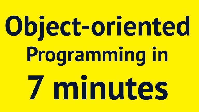 Object-oriented Programming in 7 minutes | Mosh