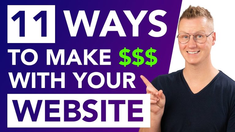11 Ways To Make Money With Your Website