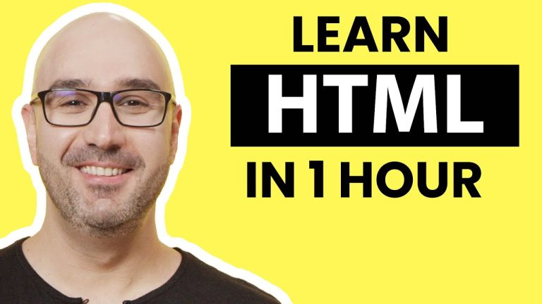 HTML Tutorial for Beginners: HTML Crash Course