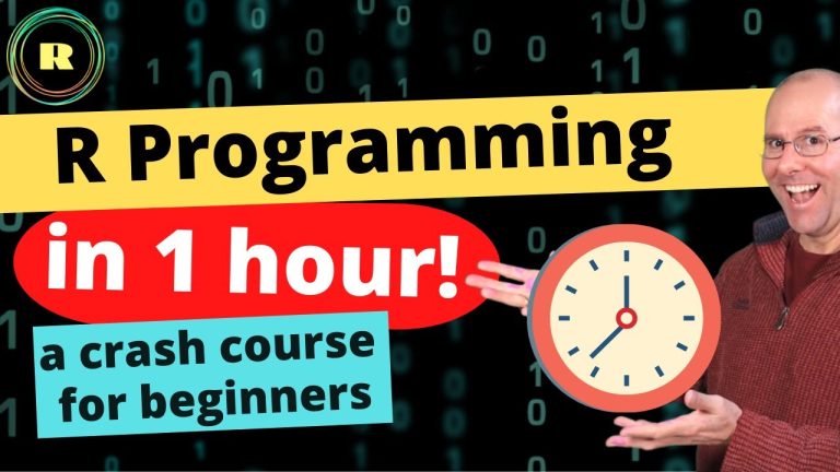 R programming in one hour – a crash course for beginners