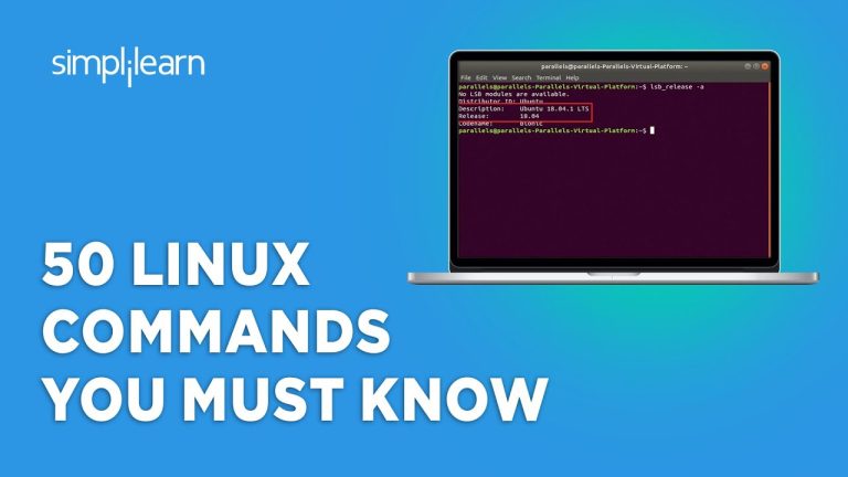 50 Linux Commands You Must Know ! | Linux Commands Cheat Sheet 2024 | Simplilearn