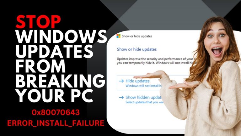 Stop Windows Updates From Breaking Your PC