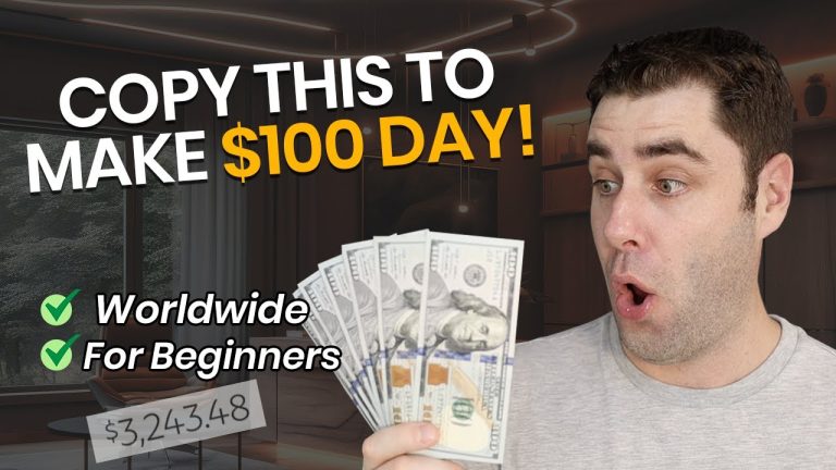 How To Make Money Online With No Experience As A Beginner 2024! ($100 A Day)