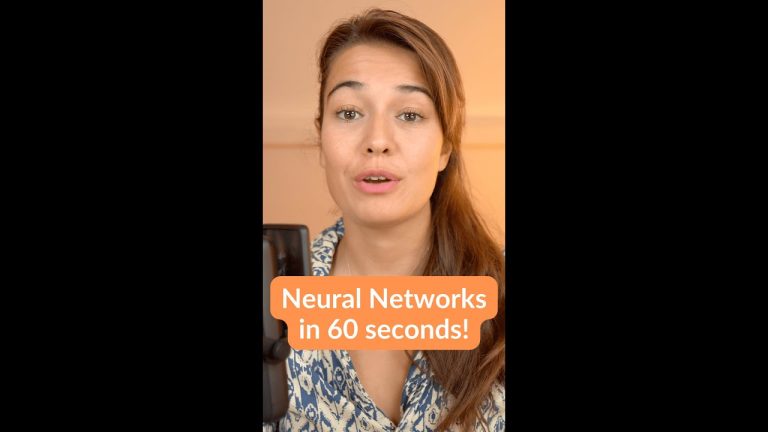 Neural Networks explained in 60 seconds!