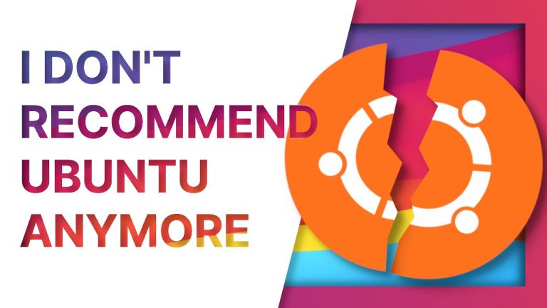 Why I don't recommend Ubuntu anymore