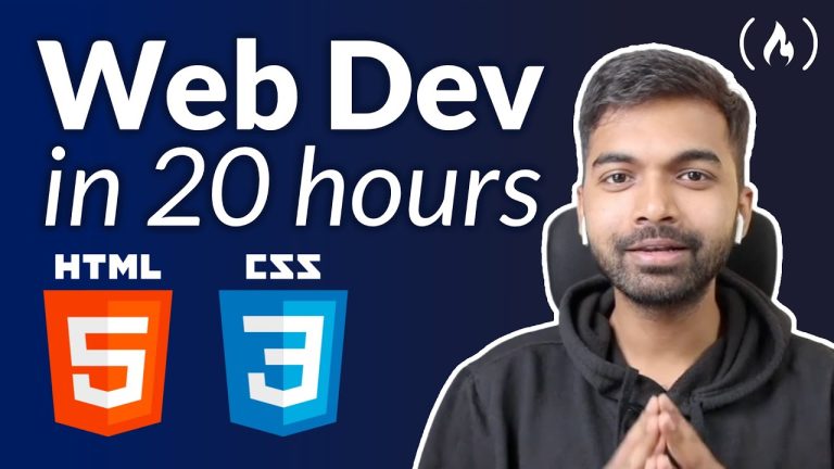 Web Development with HTML & CSS – Full Course for Beginners